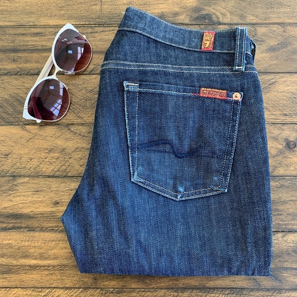 7 For All Mankind Straight Leg Jeans - Picture 5 of 5